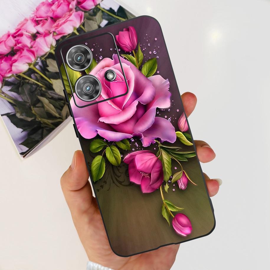For Motorola Edge 40 Neo Case Soft Transparent Silicone Bumper Shockproof Cover For Moto Edge40 Neo Edge40Neo 5G XT2307-1 Fundas
