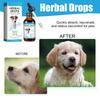 Pet Herbal Drop for Nighttime Cough Relief Safe Natural Formula Cough Throat Symptoms Soothing Calming Essential Oil