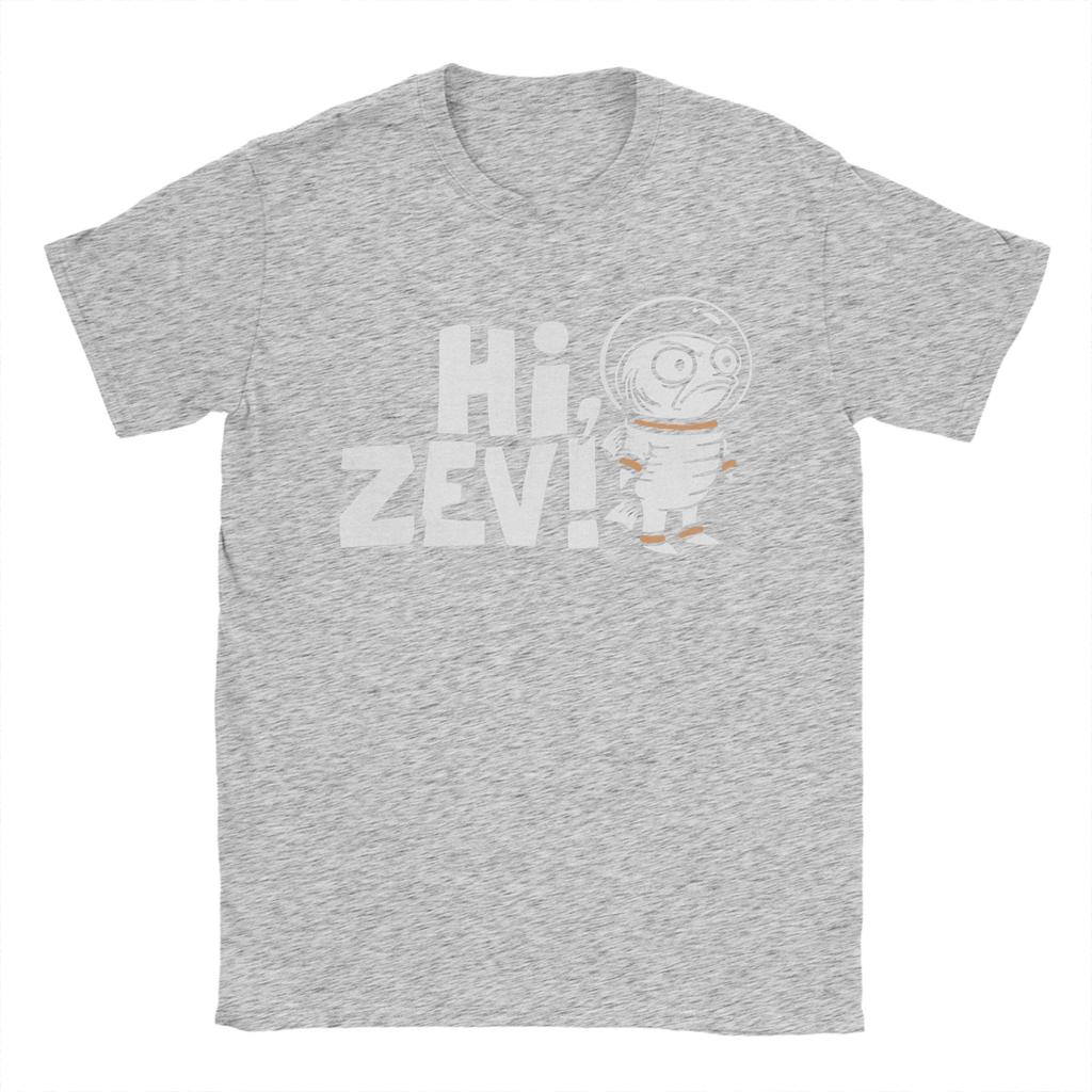 Novelty Dungeon Crawler Carl Hi Zev TShirt Men Crewneck Pure Cotton T Shirt  Short Sleeve Tees Gift Idea Clothing