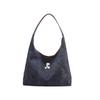 Restandrecreation Retro Large-capacity Bag Women's Denim Shoulder Bag Tote Bucket Bag