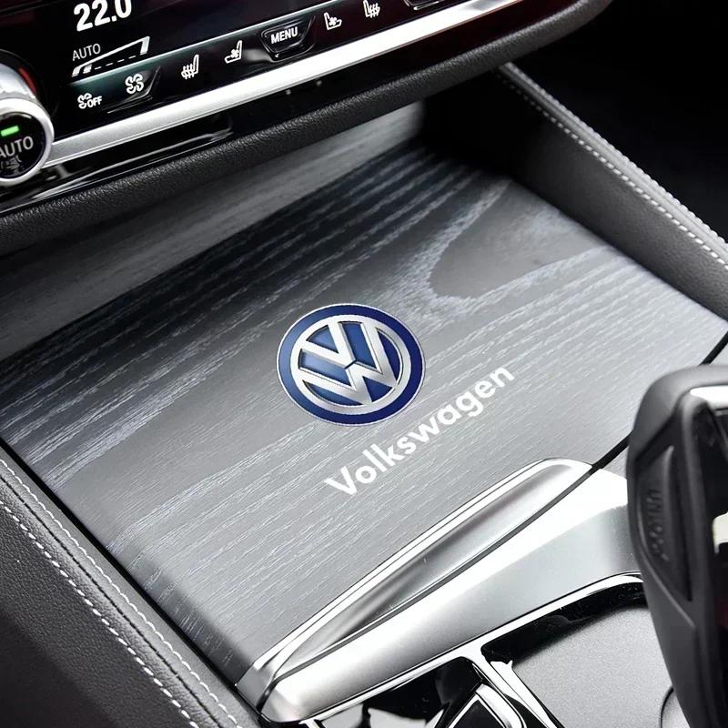 Samochody VW Dla Volkswagena Emblemat Logo Samochodu Dekoracyjne Naklejki Odznaka Deca lDla Volkswagena VW Golf 4 5 6 7 Jetta Polo Caddy GTI Bora