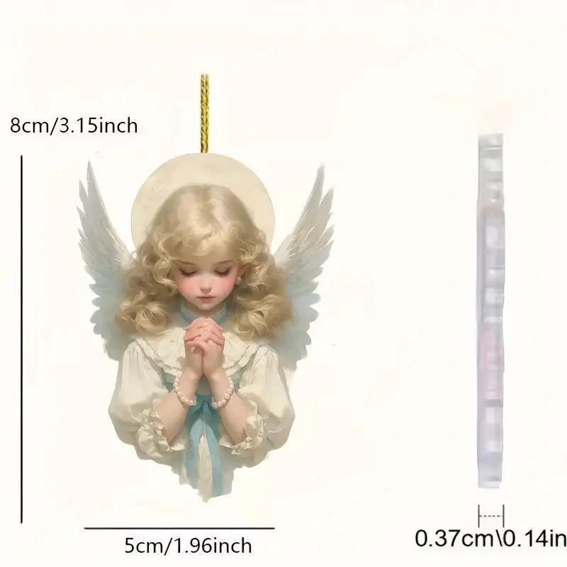 

Причудливый ангел акриловый брелок подвеска для подвешивания в салон автомобиля для украшения зеркала