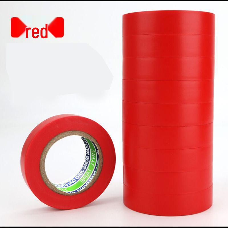 Wodoodporna, trudnopalna taśma PVC dla elektryków o wysokiej lepkości - Bardzo cienka, duża rolka, czarna