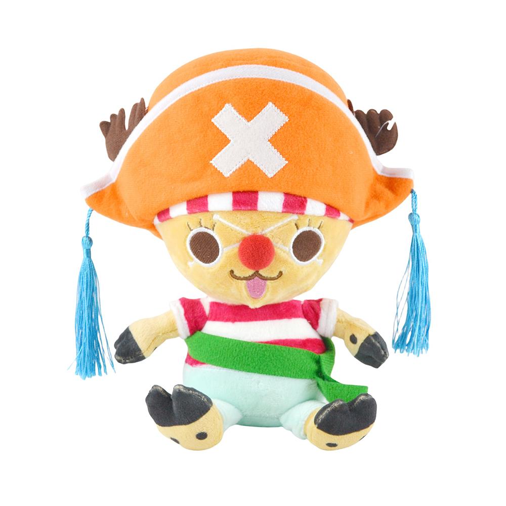 Japanese Anime 25cm One Piece Original Plush Toys CartoonFigure Luffy Chopper Ace Roronoa Zoro Cute Stuffed Doll Kids Xmas Gifts