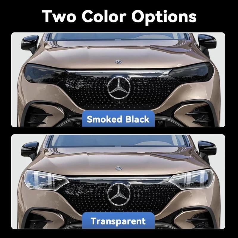 For Mercedes Benz EQE SUV X295 -2025 Car Headlight Protective Film TPU Pre Cut Anti-Scratch Headlight Vinyl Film Accessories