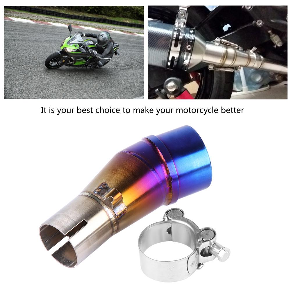 Motorcycle Full Exhaust System Middle Pipe Link Connect for Kawasaki Ninja 300 Z250 Z300 13 16