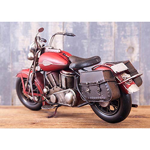 Vintage "Old Bike" Tin Object, Height 24cm, Length 40cm, Depth 13cm, 0910E-1488, Interior, Motorcycle, Retro, Interior, American Goods
