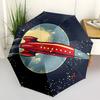 1pc Rocket Moonshot Auto Open/close, All-Season Portable Folding Umbrella for Women & Men, Travel, Everyday, Formal Events - Compact Luxury Parasol, O