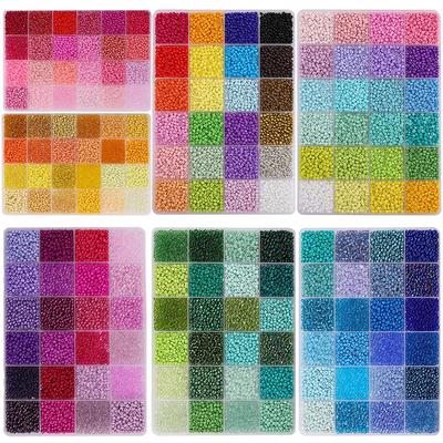 5200Pcs/Box Glass Seed Beads for DIY Bracelet Necklace Jewelry Making
