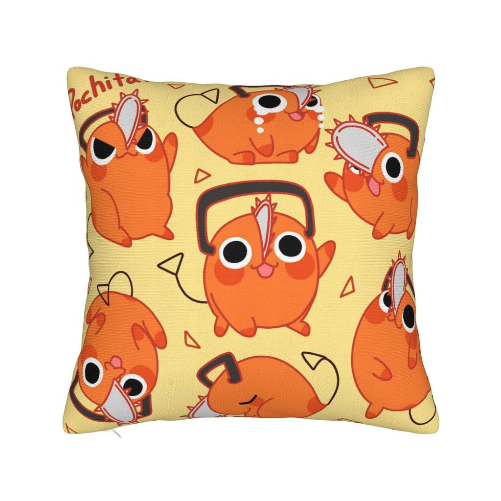 Kawaii Pochitas Pillowcases Product Soft Cushion Cover Decor  Throw Pillow Case Cover Home Multiple Sizes