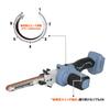 KINGMAX KBS18 Electric Belt Compatible with Makita Brushless Infinitely Variable Adjustable Belt Angle for Different Compatible with 13mm and 9mm for