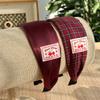 Red Plaid & Polka Dot Hair Accessories Set Festive Aesthetic Style for Women Holiday Party Gift