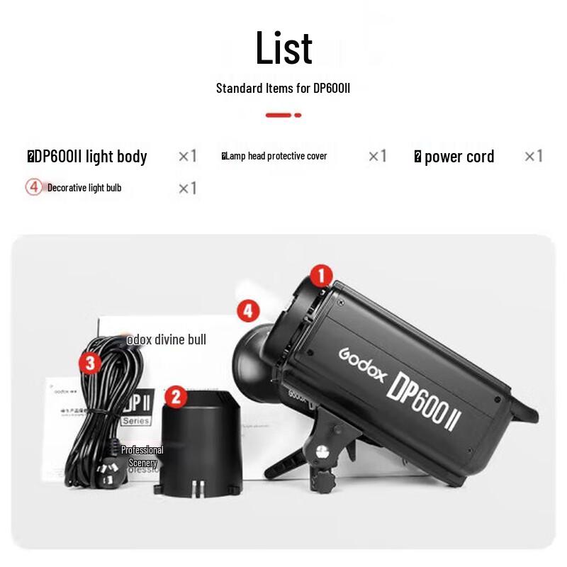 Godox DP600WII 600W Studio Photography Flash Light