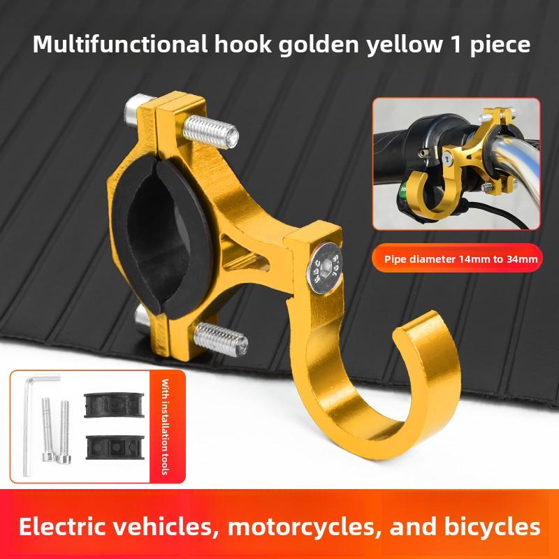 Universal Front-mounted Electric Vehicle Hook, Multi-functional Motorcycle Bicycle Without Drilled Helmet Buckle
