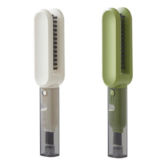 Cleaning Brush with Built-in Knife Edge Sharpener Safety Handle Double-Sided Design Cutlery Brush Sharp Blade Cleaning Tool