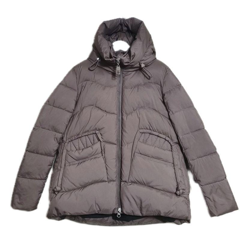 Fashion Tail Goods Hooded Down Cotton Cotton-Padded Clothes for Women Short Model In White Color Cold Protective Clothing Loose Casual Cotton Jacket