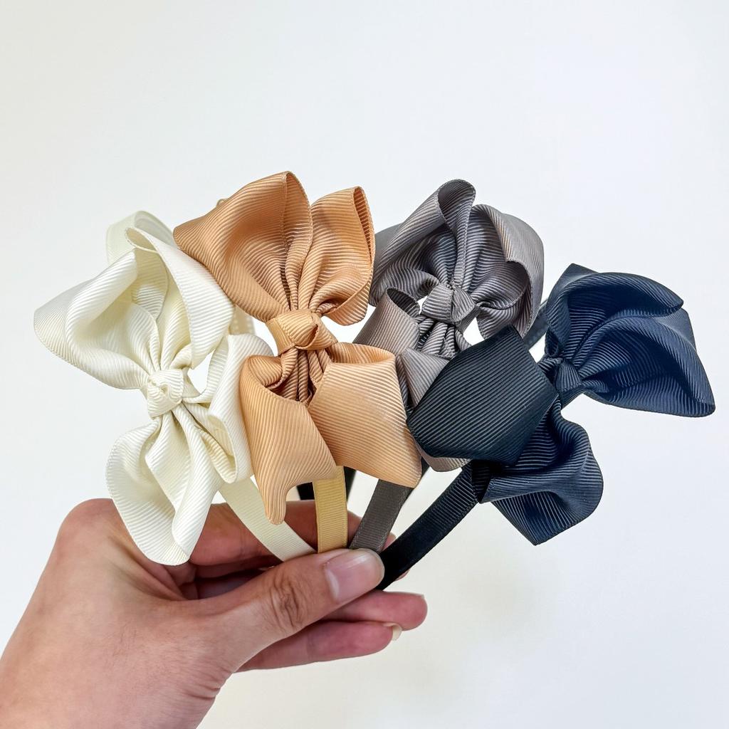4 st Grosgrainband Hårrosetter Hårband för Flickor 3 tum Hårrosetter Hårband Plast Hårbyglar Barn Barn Håraccessoarer