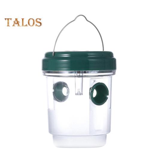 

Солнечная светодиодная ловушка для насекомых Двухкамерный подвесной репеллент от мух Простота в использовании Быстрая приманка для мух Мухи Шершни Пчелы Желтые куртки Ловушки для ос для патио зелёный