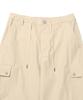 WACKY WILLY Women'S Cargo Parachute Pants Beige
