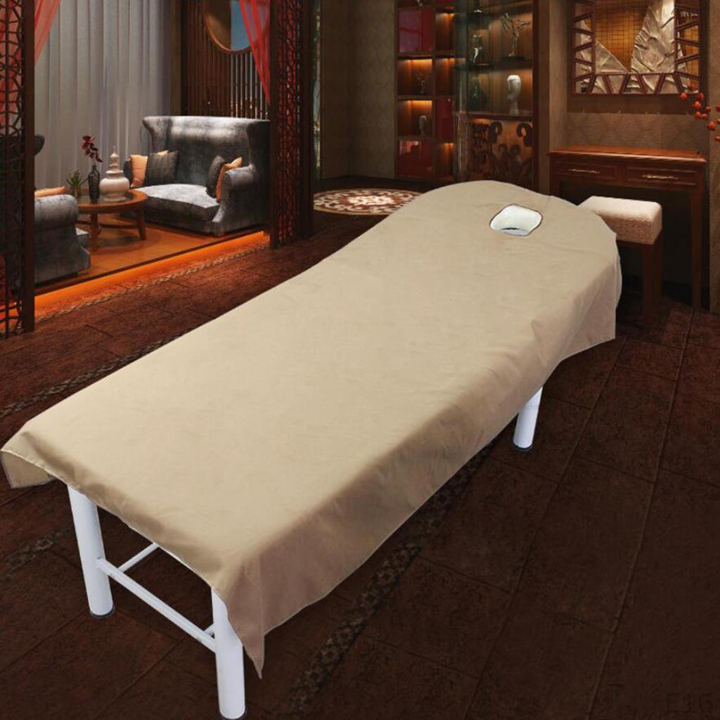 SPA Massage Bed Sheets Table Cover With Breath Hole 120cm*190cm