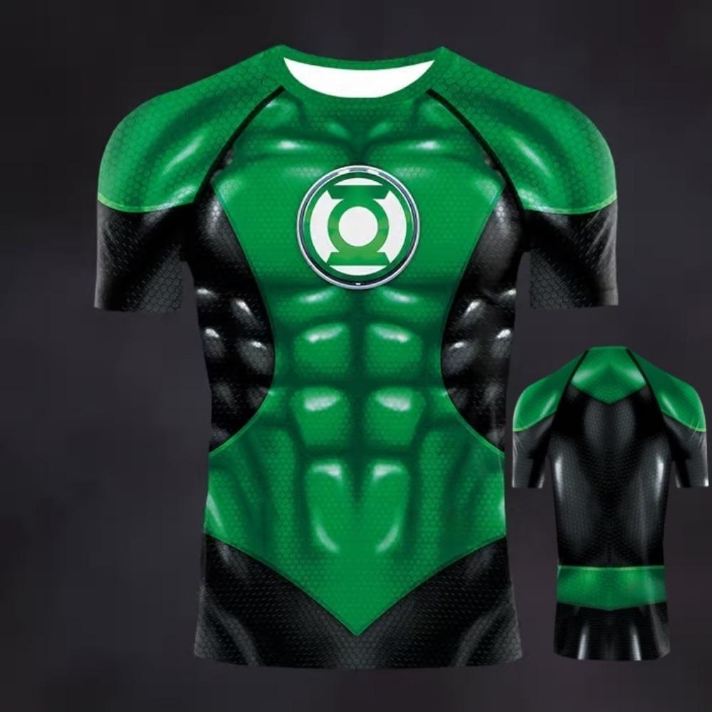 Summer Fake Muscles T-shirt Men's T-shirt Short Sleeve O-neck Casual Tshirts Clothes Women Fashion Clothing Daily Tees Top