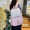 Schoolbag New Large Capacity Sixth Grade School Bag Men's Backpack High Value Korean Version Ins Versatile Middle School Student Backpack