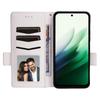For Xiaomi Redmi 15 5G (Global) (169mm) Case with Wrist Strap Litchi Texture PU Leather Wallet Phone Cover