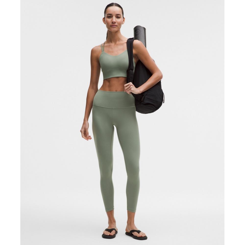 Lululemon Like A Cloud Longline BrA  Light Support  B C Cup Willow leAf