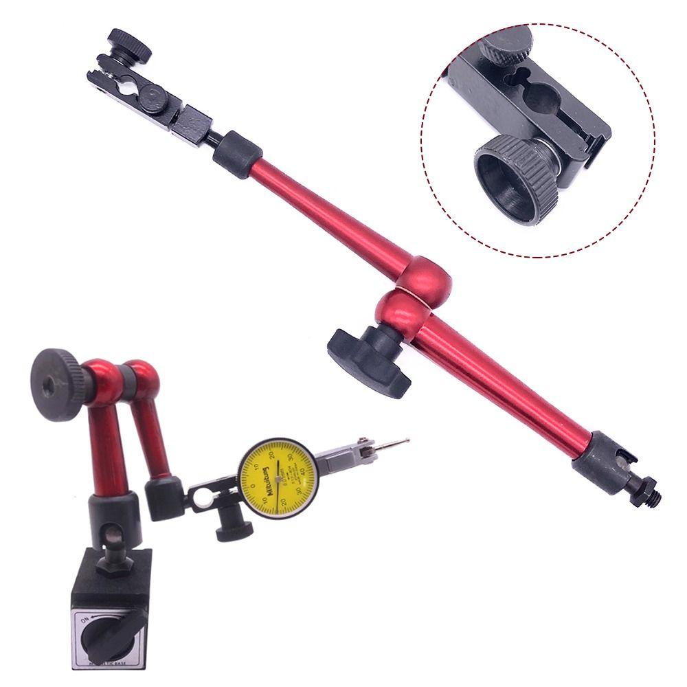 Red Joint Bracket Rod Aluminum Alloy Fine Adjust Magnetic Watch Holder Rod Easy Install Flexible Direction