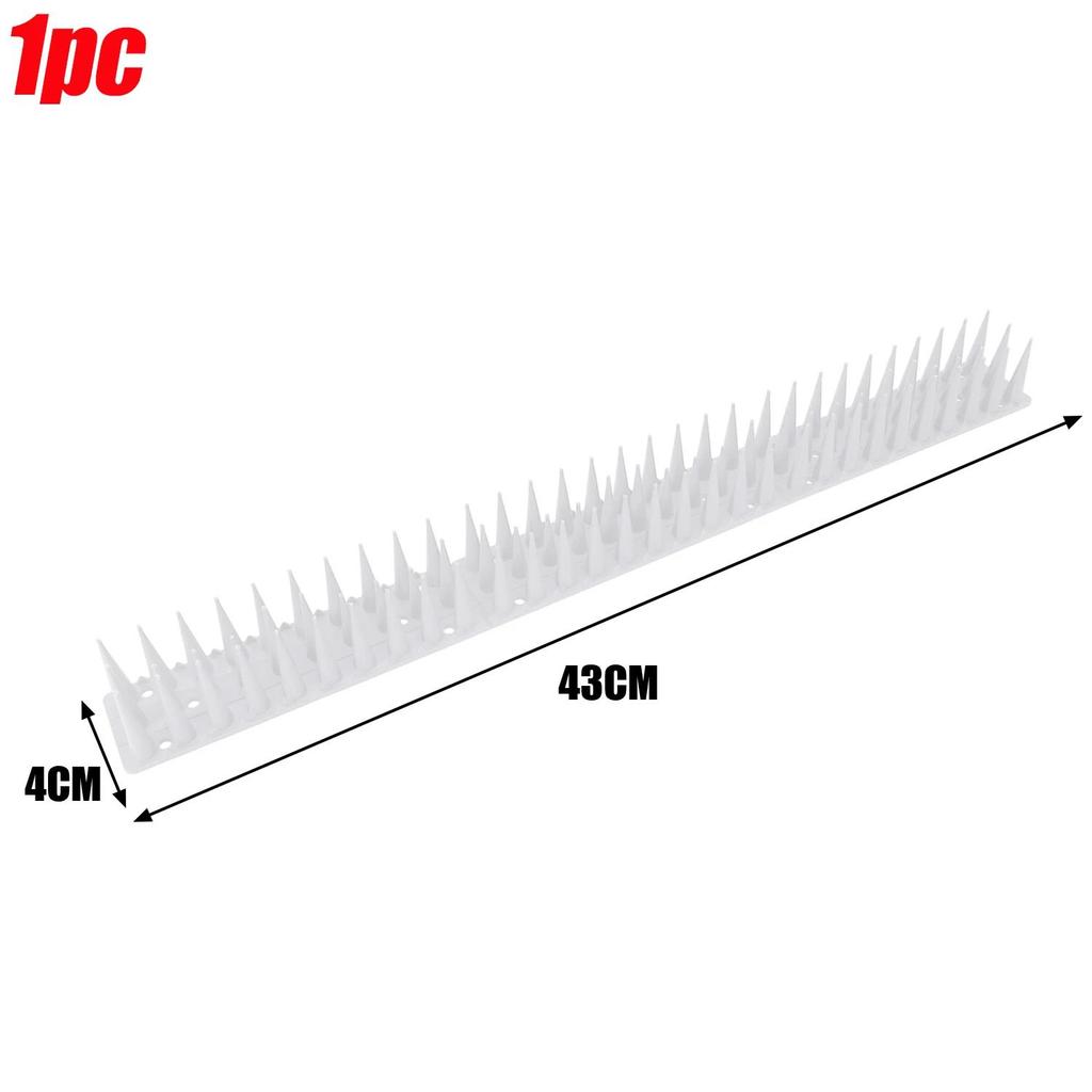 1/10x Plastic Anti-Bird Spikes Garden Anti-theft Deterrent Spikes Fence Wall Pigeon Cat Proof Prevent Tools Anti Climb Cat Spike 4