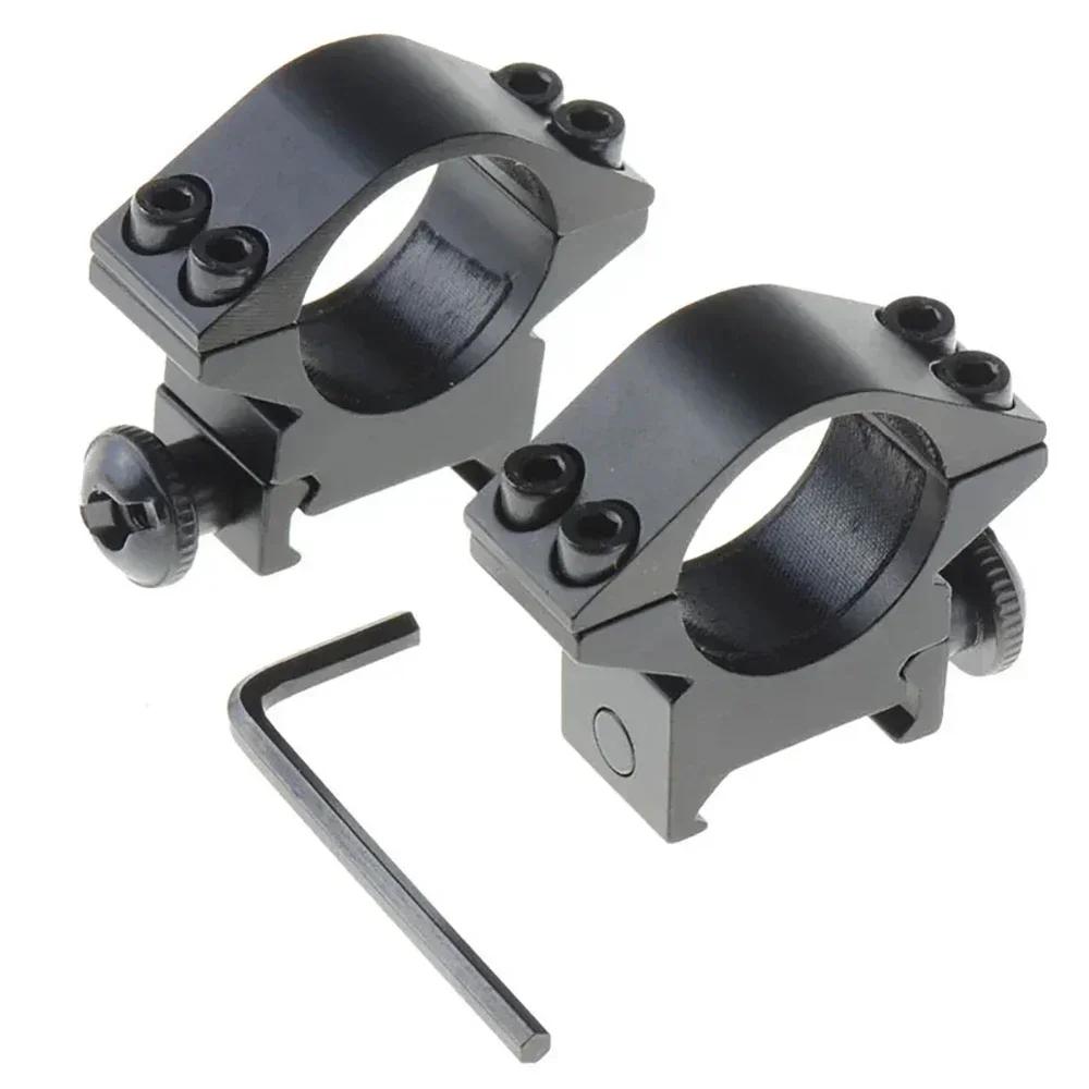 4mm 30mm/25 Riflescope Mount Ring Weaver 11mm/20mm Dovetail Picatinny Rail Adapter Mlok Profile Rifle Weaver Scope Hunting Mount