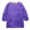Kids Solid Color Waterproof Long Sleeve Painting Apron Feeding Smock Bib Coat