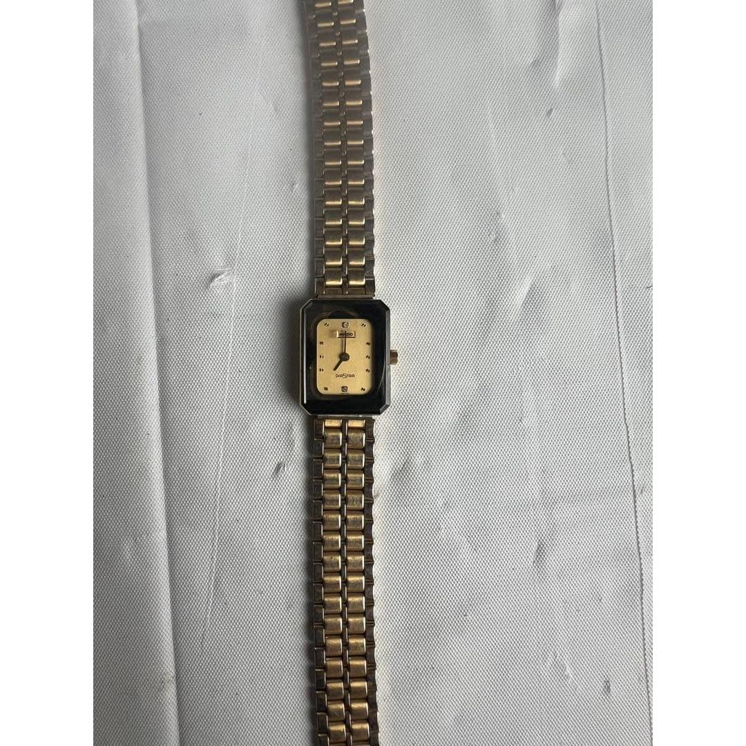 Used RADO DIASTAR Watch Gold Color Quartz