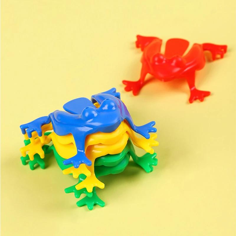 1/10/30PCS Jumping Frog Toy Parent-child Bounce Frogs Anxiety Toy for Kids Assorted Stress Relief Toys Children Birthday Party Gift
