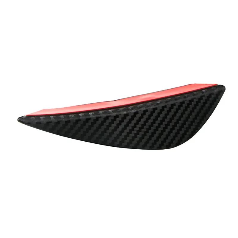 4Pcs Car Front Bumper Lip Decoration Diffuser Shunt Fin Body Spoiler Canard Universal Auto Modified Canard Exterior Parts