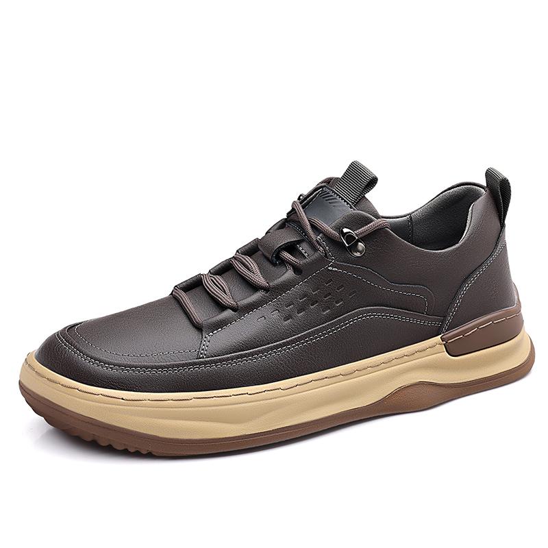 

Модная мужская повседневная обувь из кожи Модные мужские кроссовки ручной работы Дышащие мужские мокасины без застежек Мокасины Люксовый бренд Лодочные туфли черного цвета 44 коричневый