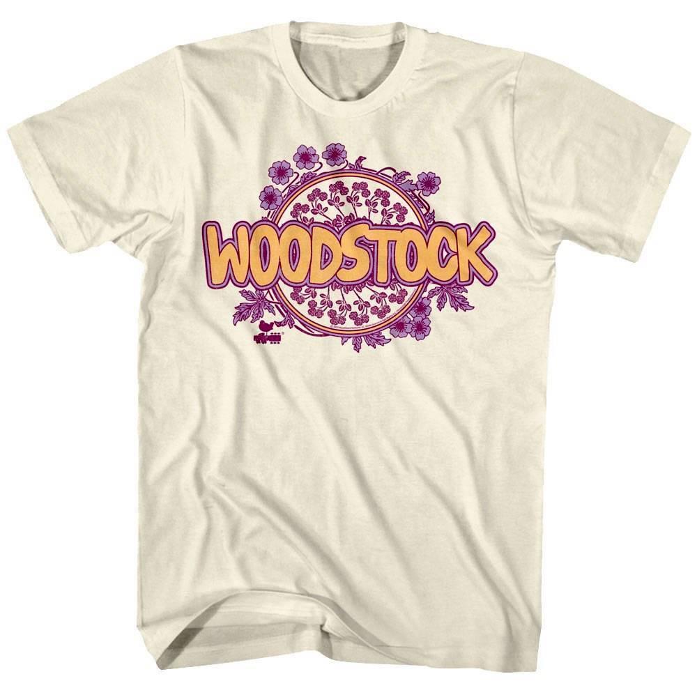 Woodstock Floral Wreath Men T Shirt XXXL