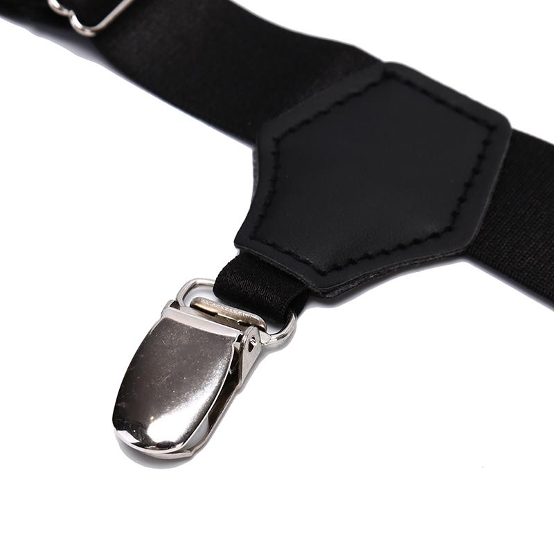 Jarretières de Chaussettes pour Hommes Élastiques Maintiens de Chaussettes Clip de Ceinture Bretelles Réglables Accessoires