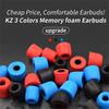 3 Pairs New In-Ear For Earphone Headphones Ear Tips Ear Pads Memory Foam Eartips