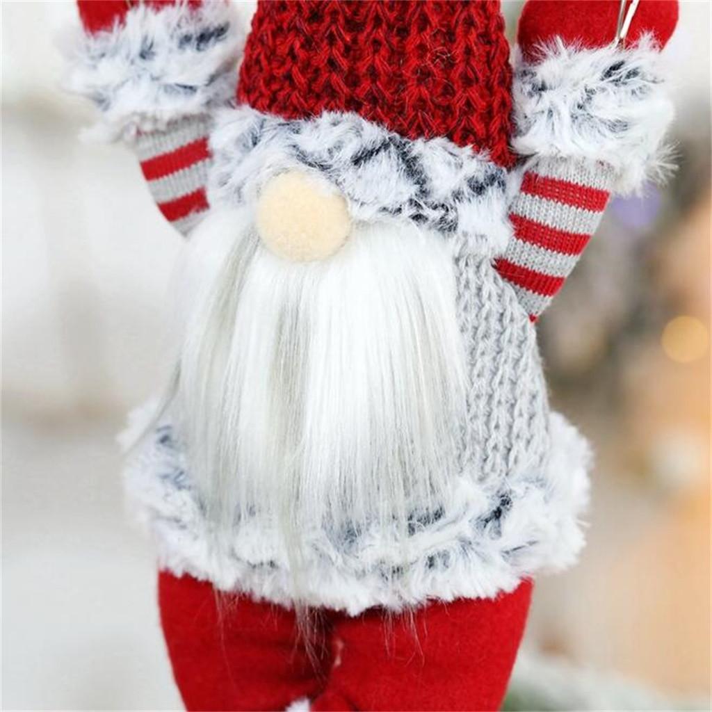 Christmas scene decorations christmas faceless skydiving old man parachute