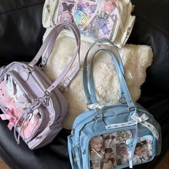Popular cute bar pain bag fashionable three-color versatile portable backpack bowling crossbody backpack, new model