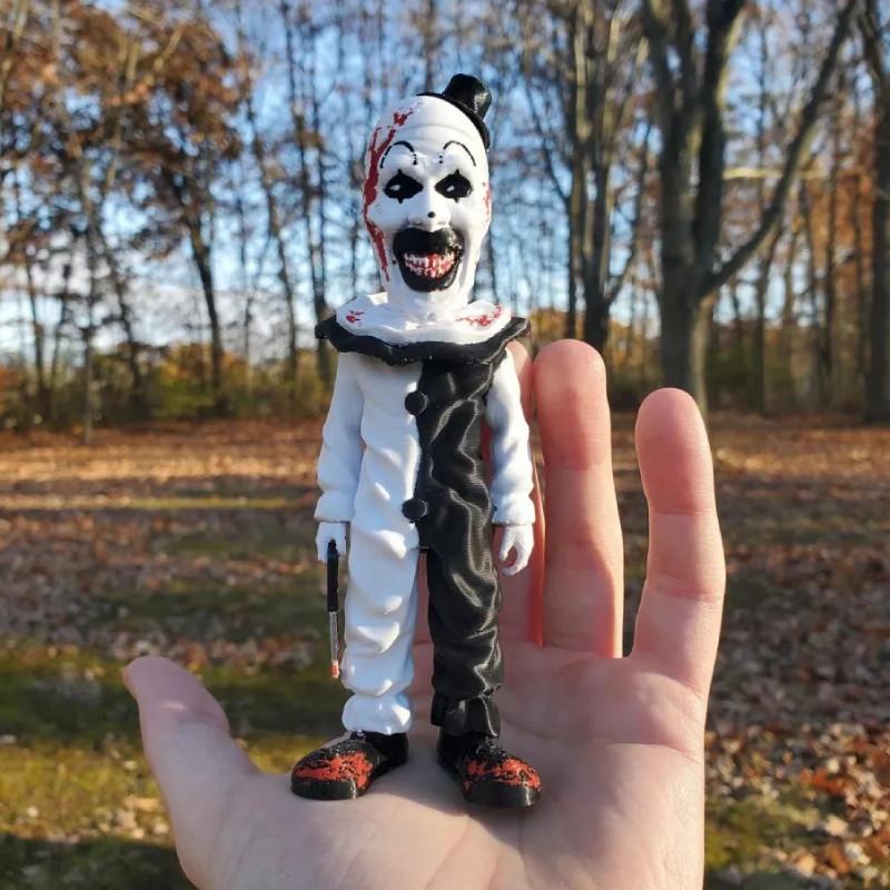 Terrifier Statue Halloween Art The Clown Horror Figure Scary Sculpture Killer