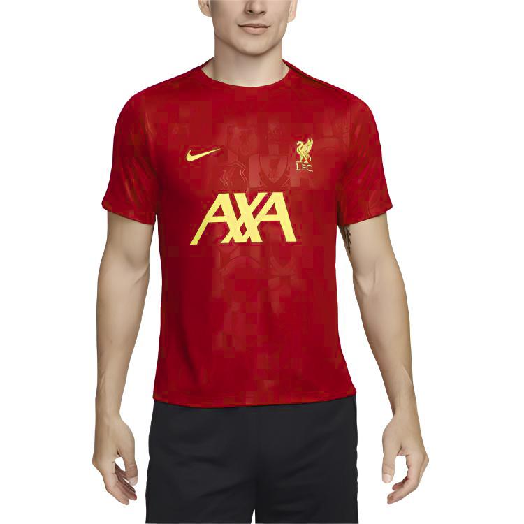 New Nike Liverpool Fc Academy Pro Men's Nike Dri FIT Soccer Pre Match Short Sleeve Top FN9653-688