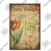Putuo Decor Flower Vintage Tin Sign Plaque Metal  Retro Wall Art Poster for Garden Living Room Club Decoration