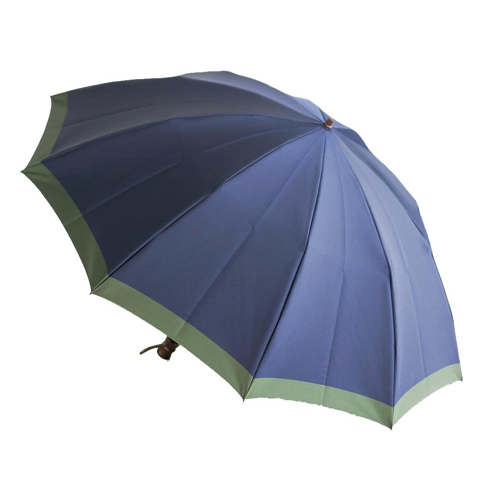 Made In Tachibana Folding 10 Cylindrical Koshu Folding for Both Rain and Komiya Shoten X Japan, Umbrella, 60cm, Ribs, Handle, Weave, Two-tier