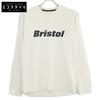 F.C.Real Bristol 23Stainless Steel TOUR TOP Print Crew Neck Long Sleeve T-Shirt tops M IvoryUsed