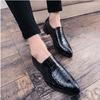 Hot Salepattern Male Slip-On Driving Shoes Pointed Toe Soft Comfortable Designer Loafers Moccasins for Men 559