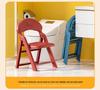 Children's Foldable Backrest Chair - Little Friends Stool