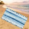 A Beach Towel Featuring a Theme of Emotional Wave Patterns, Designed for African Festival Beaches.Absorbent, And Quick-Drying,
