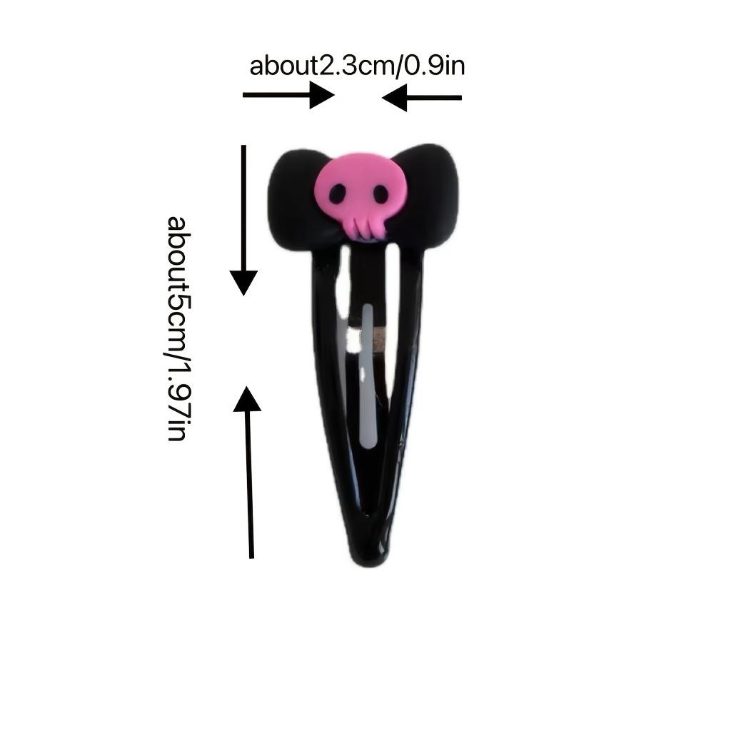 Y2K Punk Skull Hair Snap Clip Cute and Stylish Hair Tie for Women Perfect for Parties and Special Occasions
